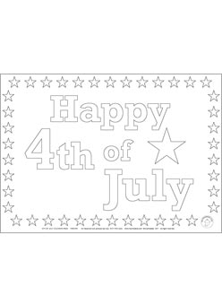4th of July Coloring Pages - Mr Printables