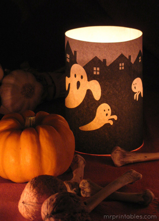 Halloween Printables candle wrap 1