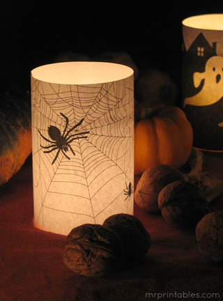 Halloween Printables candle wrap 2