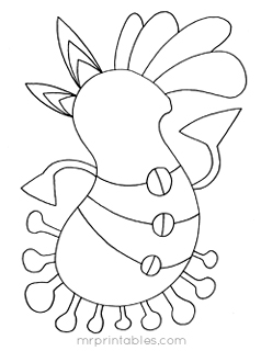 abstract coloring pages