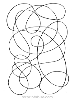abstract coloring pages