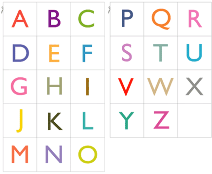 Free Printable Coloring Sheets on Free Printable Alphabet Cards   Mr Printables