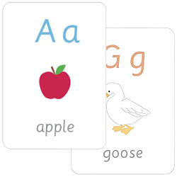 letter flash cards online