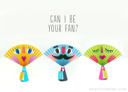 summer crafts paper fan