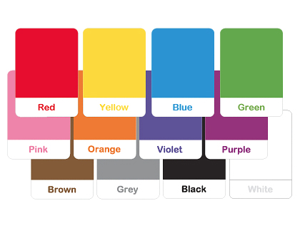 free printable color flash cards