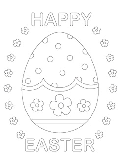 Free Printable Easter Egg Coloring Pages