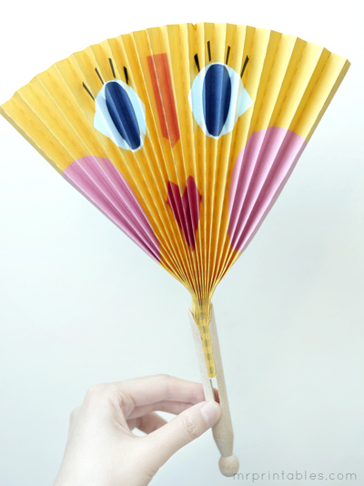 how to make paper fan