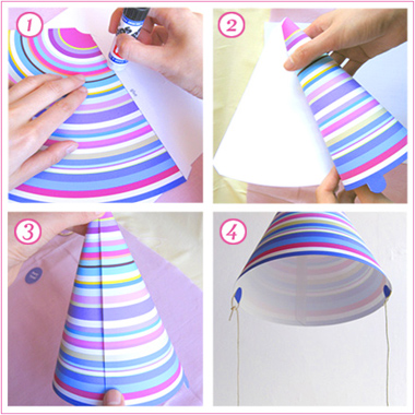 how to make the party hat