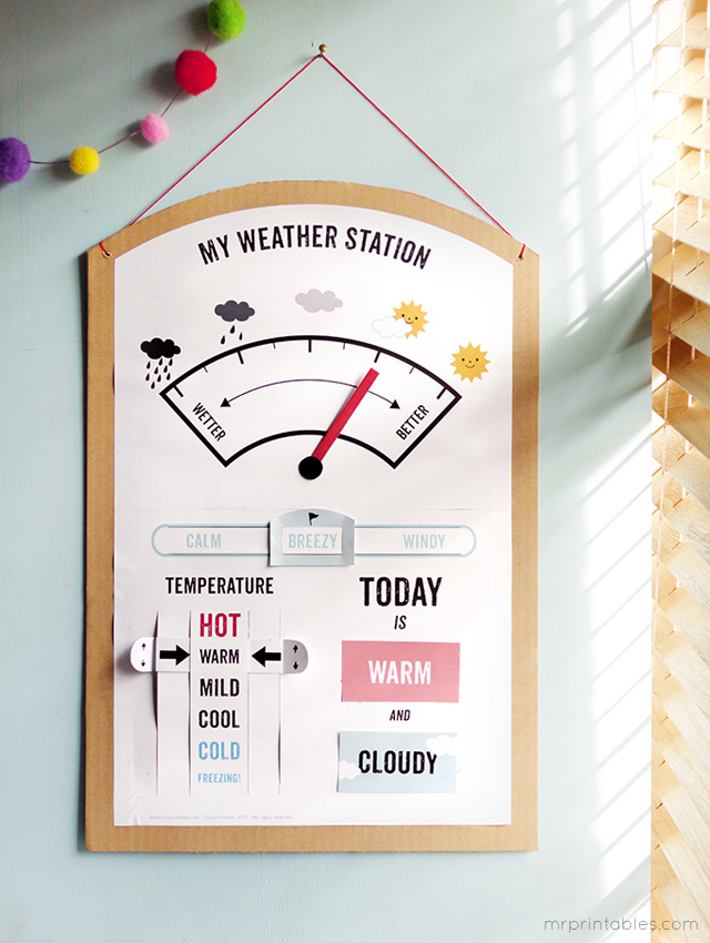 printable weather activity