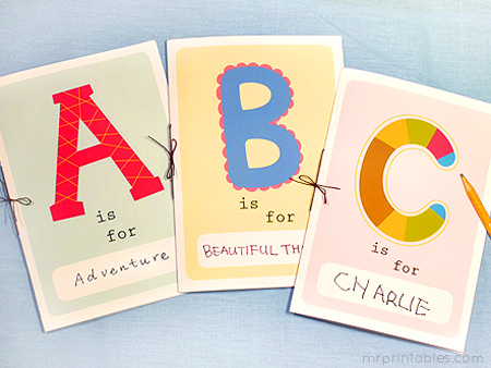 printable alphabet book