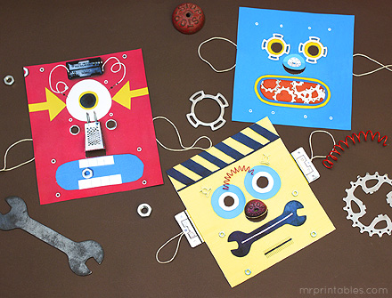 printable masks robot