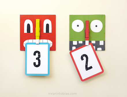recycle crafts clothespin monster hanger