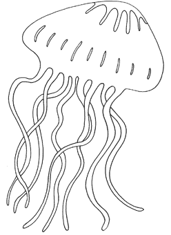under the sea coloring pages jellyfish Фон для раскраски подводного мира karton bumaga dlya detey 