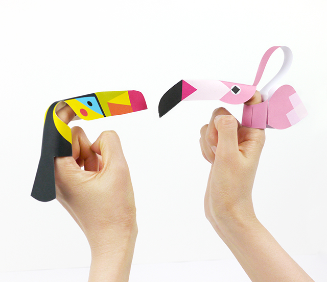 Bird Finger Puppets by Mr Printables