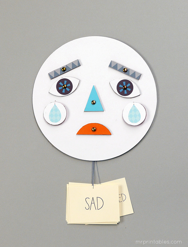 Make a face! DIY toy with changing faces - Learning about emotions