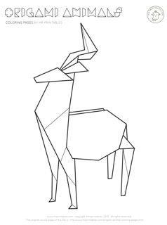 Coloring Pages Origami 6