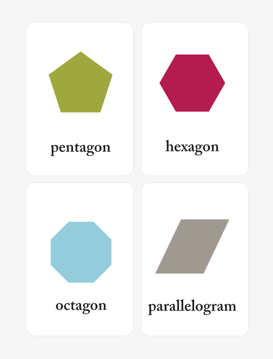 Basic Shapes Flash Cards — image 3