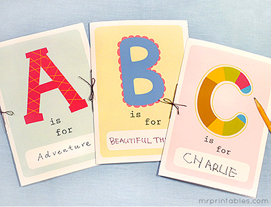 Make Your Own Printable Alphabet Book — image 1