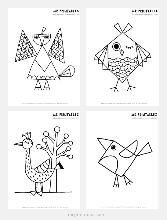 Bird Coloring Pages