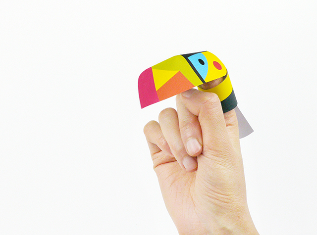 bird finger puppets