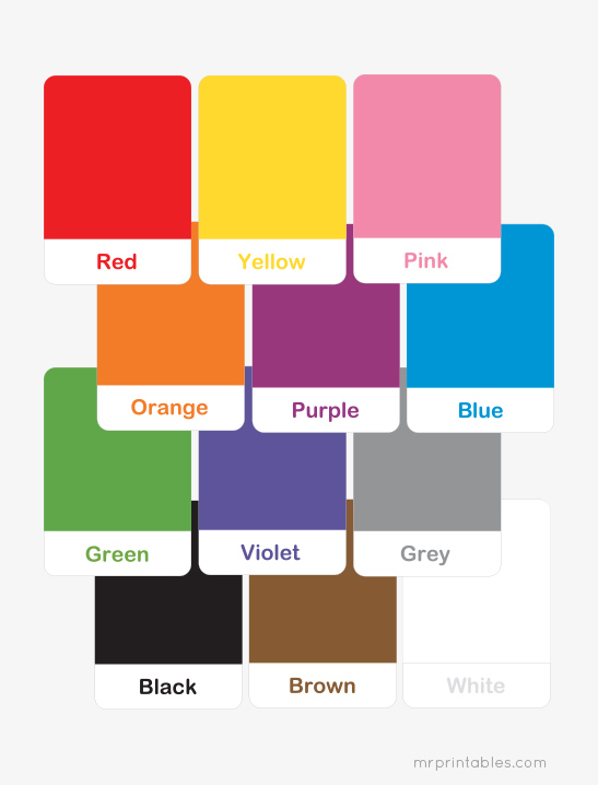 Color Flash Cards
