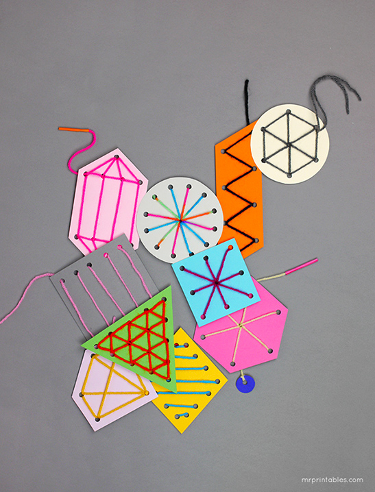 Easy Sewing Cards for Kids — image 1