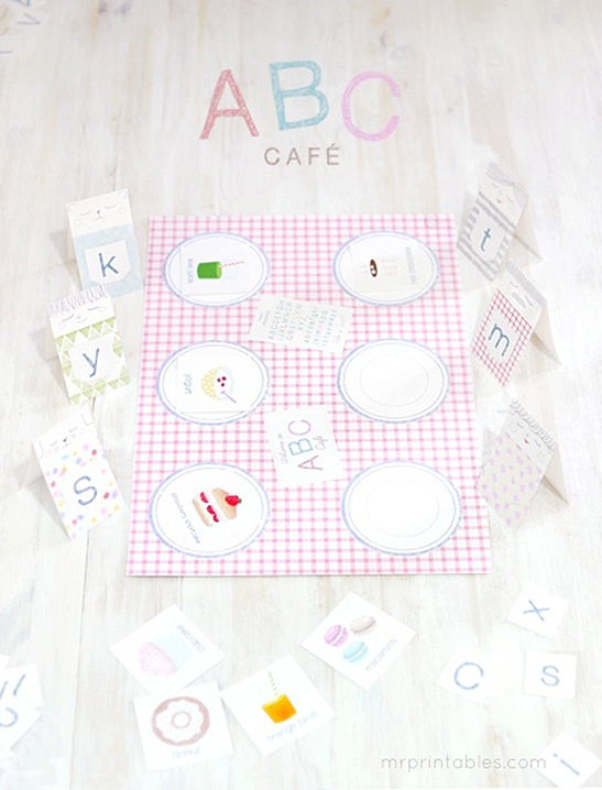 ABC Café File Folder Game — image 2