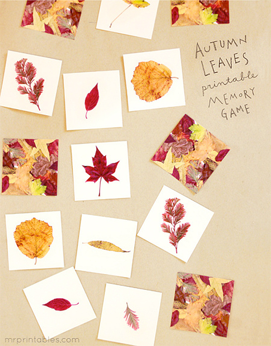 Autumn Leaves Memory Game