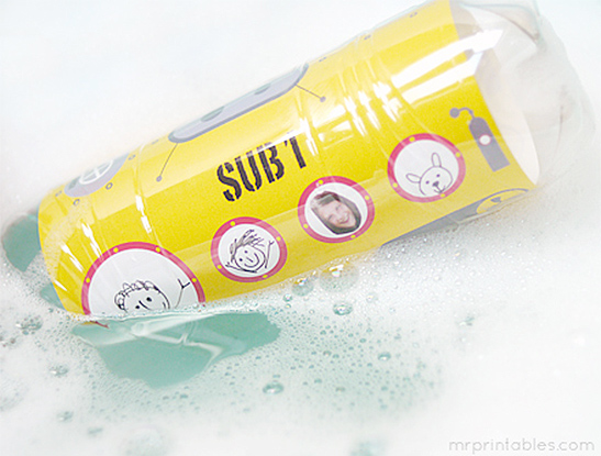 Plastic Bottle Submarine Bath Toy — image 2