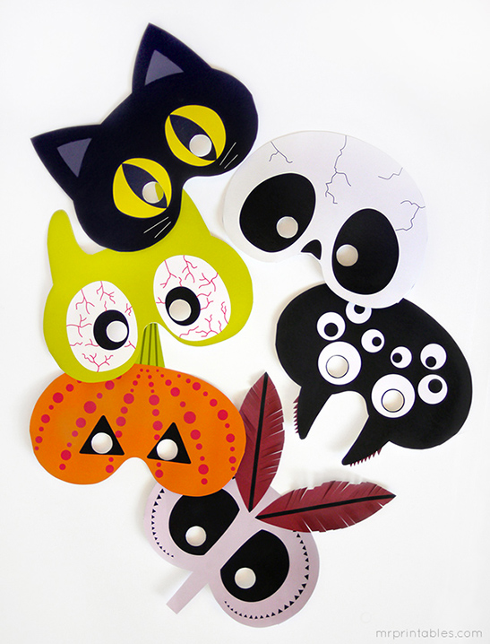 Printable Halloween Masks — image 1