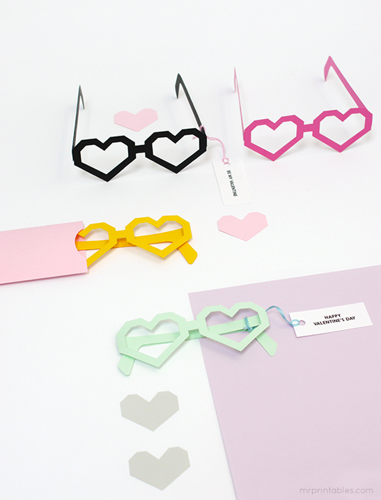 Heart Glasses Valentine Cards — image 4