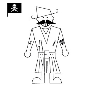 Pirates Coloring Pages