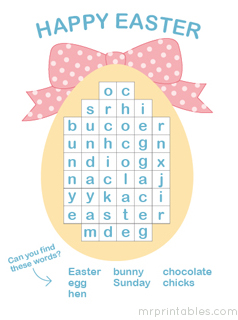 Printable Puzzles for Easter — image 3