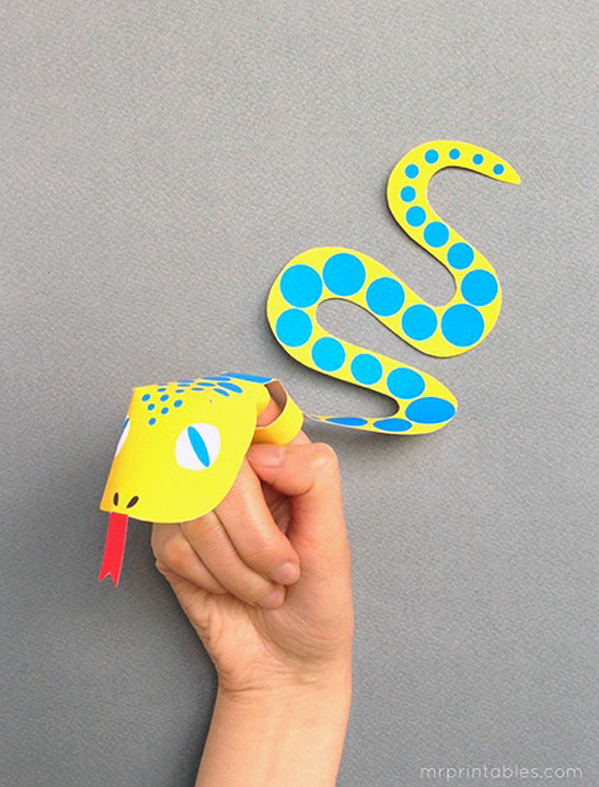 Snake Finger Puppets — image 4