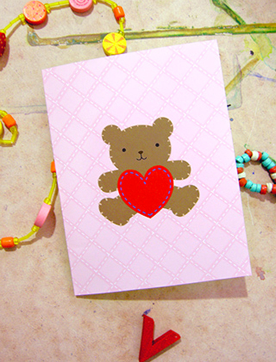 Teddy Bear Valentine Cards
