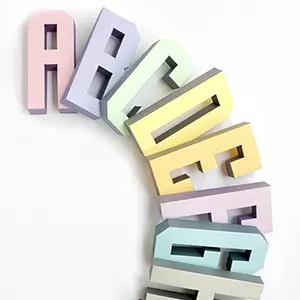 3D Alphabet Templates