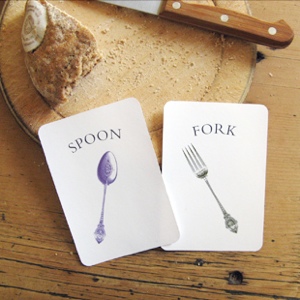 Kitchen Vocabulary Flash Cards